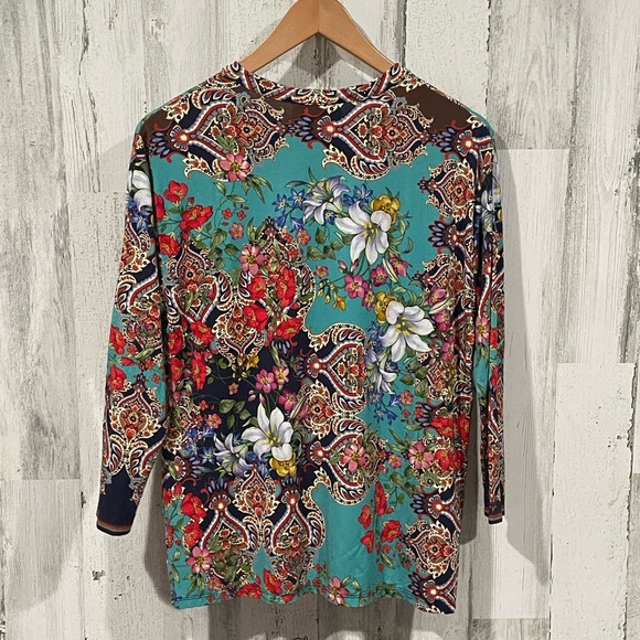 JOHNNY WAS Henley Size Small - Picture 2 of 5